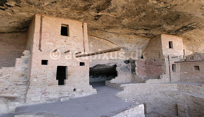 Balcony Houce. Balcony Houce i Mesa Verde National Park. En af Anasazi indianernes efterladte byer.; ; Mesa Verde National Park / Colorado; USA; Nord Amerika; ; Ancestral pueblo indianere, Ancestral puebloans