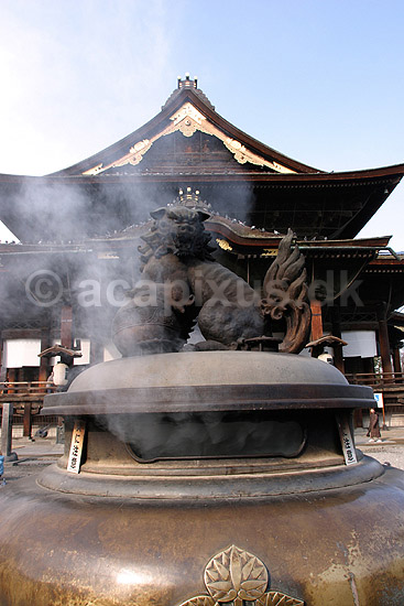 Zenkoji. Zenkoji templet I Nagano; ; Zenko-ji / Nagano; Japan; Asien; ; buddisme, religion