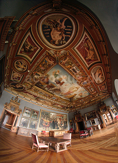 Frederiksborg. Interi�r p� Frederiksborg Slot; ; Hiller�d; ; ; ; sev�rdigheder, slotte