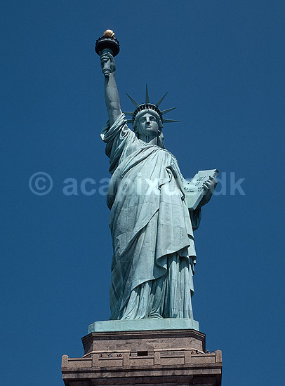 Frihedsgudinden. Frihedsgudinden, Statue of Liberty; ; New York; USA; Nord Amerika; ; National symboler, statuer