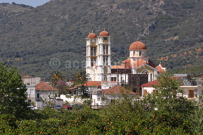 Kirke. Kirken i Agia (Ayia) p� Kreta; ; Kreta; Gr�kenland; Europa; ; turisme, feriem�l, kirker, kristendom