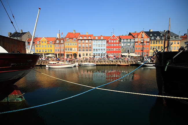 Nyhavn. Nyhavn i K�benhavn; ; K�benhavn; Danmark; ; ; Storby, huse, ejendomme, beboelsesejendom, gader, veje, kanaler