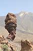 Teide. Cinchado klippen ved Los Roques de Garcia i Las Canadas nationalparken p� Teide vulkanen p� Tenerife i de Canariske �er  Teide / Tenerife Spanien   vulkaner, nationalparker, vulkan, lava, aske, Kanarie �er