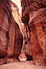 as Siq Slugten ved Petra. as Siq Slugten der f�rer ind til Petra ( Scan af KOL5326 )   Petra Jordan Asien  Erosion, sandsten