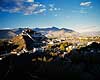 Potala paladset. Potala paladset - Set fra Chagpo Ri ( Scan af KOL4373 )  Lhasa Tibet ( Kina ) Asien  Dalai Lama, budhisme, religion