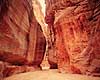 as Siq Slugten. as Siq Slugten der f�rer ind til ruinbyen Petra ( Scan af KOL5392 )  Petra Jordan Asien  Nabataeans, Nabataean konged�mme