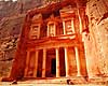 Al Khazneh. Al Khazneh (The Treasury) i Petra ( Scan af KOL5405 )  Petra Jordan Asien  Nabataeans, Nabataean konged�mme