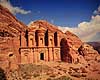 Al Deir / Ad Deir. Al Deir (The Monastery) ( Scan af KOL5437 )  Petra Jordan Asien  Nabataeans, Nabataean konged�mme