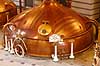 Bryghuset. Brygkedler i Ny Carlsberg Bryghus  Valby Danmark   malt, maltbyg, urt, humle, �l, m�skning, m�skekeddel, urtkeddel, brygger, brygning, �lbrygning, Carl Jacobsen