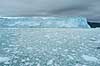Eqi gletsjeren. Eqi gletcheren glider ud i havet  Ilulissat Gr�nland   Jakobshavn, landskaber, gletcher, gletsjer, gletscher, br�, is-br�, skri�j�kull, j�kel, glacier