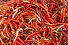 Chili. Chili p� marked i Thailand   Thailand   Krydderi, krydderier, mad, gr�ntsager