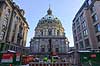 Metrostation. Opf�relsen af den nye metrostation Marmorkirken p� Cityring  K�benhavn Danmark   