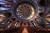 Marmorkirken. Interi�r, alter og kuppel i Frederiks Kirke eller Marmor-kirken  K�benhavn Danmark   Kirker, kristendom, religion, orgel, kirkeorgel