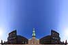 Christiansborg. 360 graders panorama fra den indre g�rdsplads p� Christiansborg Slot.  K�benhavn Danmark  sev�rdigheder slotte, arkitektur, borge, konged�mmet, monarki, panoramaer