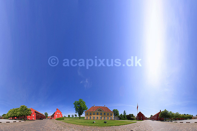 Kastellet. 360 graders panorama af Kastellet; ; K�benhavn; Danmark; ; sev�rdigheder; forsvarsv�rker, panoramaer