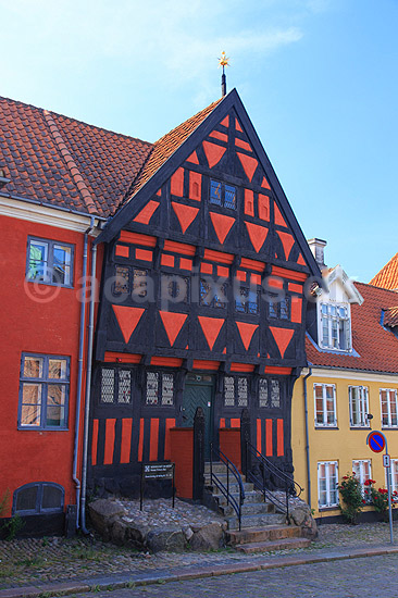 Henner Friisers Hus. Henner Friisers Hus og andre gamle huse i Gammel Vestergade og Brogade i Middelfart.; ; Middelfart; Danmark; ; ; 