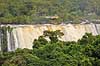 Iguazu vandfaldene. Iguazu vandfald p� den Argentinske side set fra den Brasilianske side af vandfaldene  Iguazu Brasilien Sydamerika  Vandfald, The Iguazu Falls, Iguaz� Falls, Iguassu Falls, Igua�u Falls, Cataratas del Iguaz�, Cataratas do Igua�u 