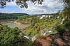 Iguazu vandfaldene. Iguazu vandfaldene - set fra den Argentinske side af vandfaldene  Iguazu Argentina Sydamerika  Vandfald, The Iguazu Falls, Iguaz� Falls, Iguassu Falls, Igua�u Falls, Cataratas del Iguaz�, Cataratas do Igua�u 