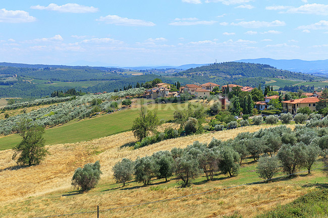 Toscana. Landskab i Toscana; ; Toscana; Italien; ; ; Toscany, toscansk, turisme, sightseeing