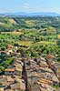 San Gimignano. San Gimignano - byen med de mange t�rne - med toscansk landskab i baggrunden  San Gimignano / Toscana Italien   Toscany, toscansk, turisme, sightseeing