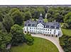 Charlottenlund Slot. Charlottenlund Slot i slotsparken  Charlottenlund Danmark   slotte sev�rdigheder parker, Ferdinand Meldahl, dronefoto