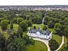 Charlottenlund Slot. Charlottenlund Slot i slotsparken  Charlottenlund Danmark   slotte sev�rdigheder parker, Ferdinand Meldahl, dronefoto