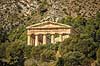 Segesta Templet. Temple of Segesta er et Dorisk tempel p� Sicilien i Trapani provinsen. Segesta er us�dvanligt velbevaret og tilsyneladende aldrig f�rdigbygget. Bygget ca 420 fkf  Segesta / Sicilien Italien  sev�rdigheder Templer, s�jler