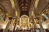 Palatine Kapellet. Gyldne mosaikker udsmykker Palatine Chapel i Royal Palace (Palazzo Reale e Cappella Palatina) i Palermo  Palermo / Sicilien Italien  sev�rdigheder Kirker, kristendom, religion, katolsk, guld