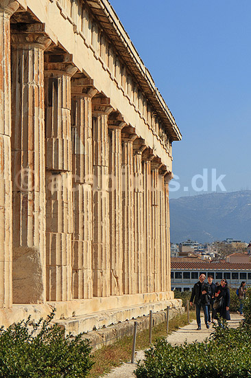 Hephaestus templet. Temple of Hephaestus p� Den athenske agora (samlingssted). Hephaestus regnes for det bedst bevarede gr�ske tempel; ; Athen; Gr�kenland; ; Sev�rdigheder; Hellas, Acropolis, templer
