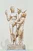 Aphrodite, Pan and Eros. Aphrodite, Pan og Eros, fundet i the House of the Poseidoniastai of Beryttos p� Delos, Aphrodite afviser Pan med sin l�ftede sandal. Udstillet Ark�ologisk Museum i Athen  Nationalark�ologisk Museum / Athen Gr�kenland  Sev�rdigheder Hellas, ark�ologi, historie, museum, udstillinger