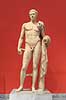 Hermes fra Atalante. Marmorstatue as Hermes from Atalante, Udstillet Ark�ologisk Museum i Athen  Nationalark�ologisk Museum / Athen Gr�kenland  Sev�rdigheder Hellas, ark�ologi, historie, museum, udstillinger