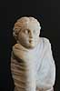 Polymnia. Musen Polymnia fra fra House of Loreius Tiburtinus / Casa di Loreio Timurtino udstillet i Palestra Grande i Pompeji  Pompeji / Pompei / Pompeii / Napoli / Campania Italien   Ark�ologi, vulkaner, vulkanudbrud, pyroplastisk flow, pyroplasma, Vesuvius, Vesuv, naturkatastrofer, turistsev�rdigheder, sev�rdigheder, turisme, Romerriget, romerne, ruiner, ruinbyer