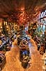 Julepynt i julestue. Julepynt i Vangehus Br�nde julestue til julemarked i Hareskoven  V�rl�se Danmark  Sev�rdigheder Handel, julemarkeder, juleudsmykning, julestemning