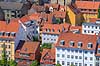 Christianshavn. Hustage p� Christianshavn i K�benhavn  Christianshavn / K�benhavn Danmark  sev�rdigheder Storby, beboelseshuse, lejligheder, etageejendomme, spir, t�rne, Stor K�benhavn