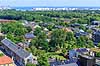Christiania. Christiania og i baggrunden Pr�vestenen set fra Vor Frelser Kirke  Christianshavn / K�benhavn Danmark   