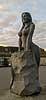 Den Store Havfrue statue p� Drag�r Havn. Den Store Havfrue, bestilt af Peter Bech, udf�rt i Kina i kinesisk granit, blev i 2006 rejst over for skulpturen Isbj�rn med unger p� Langeliniekajen og blev i 2018 flyttet til Drag�r Fort  Drag�r Danmark  sev�rdigheder Havfruer, skulpturer