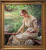 Marie Triepcke. Portr�t af Marie Triepcke af malerinden Bertha Wegmann, 1885  Den Hirschsprungske Samling  / K�benhavn Danmark  Sev�rdigheder Museum, kunstmuseum, museer, billeder, malerier, kunstmuseum, Tobaksfabrikant Heinrich Hirschsprung