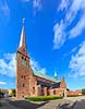 Helsing�r domkirke - Sankt Olai kirke. Kirkeskibet med pr�dikestol og orgel i Helsing�r Domkirke eller Sankt Olai kirke  Helsing�r Danmark  Sev�rdigheder turistsev�rdigheder, religion, kristendom, kirker, kirke, domkirker