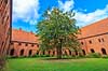 Vor Frue karmeliterkloster ved Sct. Mari� Kirke. Vandrehal i Vor Frue kloster ved Sct. Mari� Kirke i Helsing�r  Helsing�r Danmark  Sev�rdigheder turistsev�rdigheder, religion, kristendom, kirker, kirke, Karmeliterordenen, Helsing�r Stiftsadministration, bispekontor