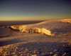 Sun rise at Kibo (5895 m) Mt. Kilimanjaro.  Mt. Kilimanjaro National Park Tanzania Africa  land scapes mountains vulcanoes snow