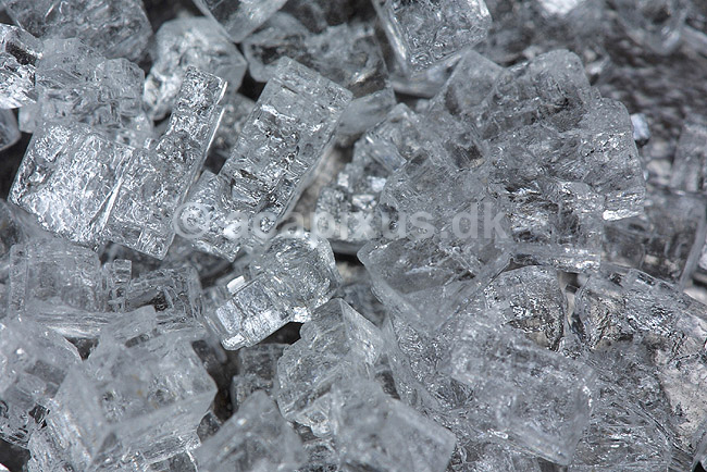 Bordsalt, NaCl, Krystaller af salt; ; ; ; ; ; videnskab