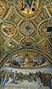 Vatikanmuseet. Lofts- og v�gmalerier i Vatikanmuseet i Rom  Rom Italien Europa  turistsev�rdigheder, paven, paved�mmet, Vatikanet, Vatikan Staten, sightseeing, freskoer